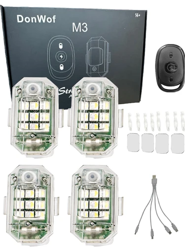 Luz estroboscópica para coche, lámpara de advertencia anticolisión, indicador de Flash, impermeable