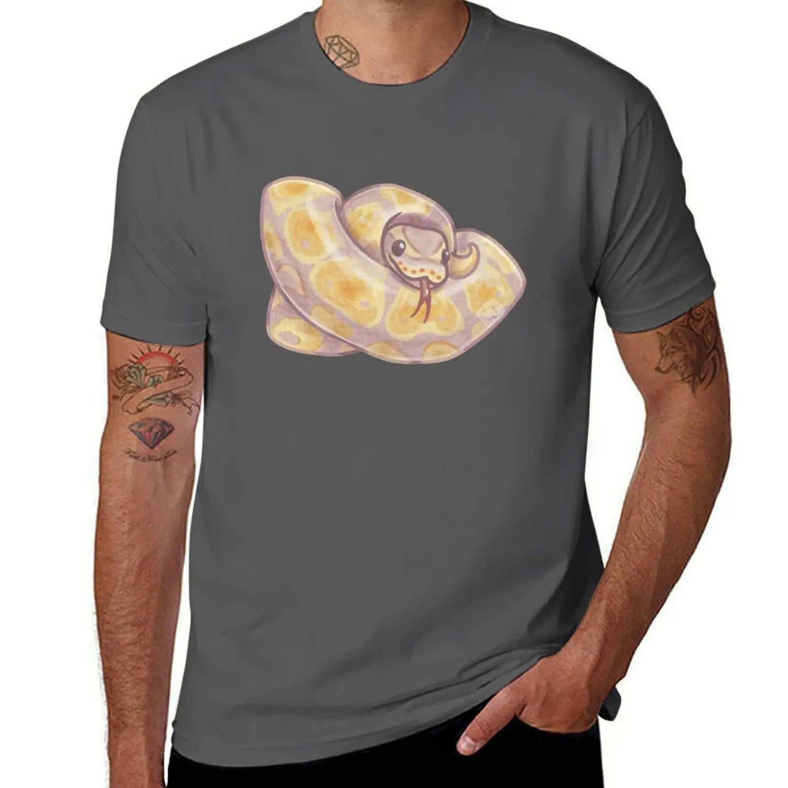 

Python Banana Ball T-Shirt Street Art Print Tee Shirt