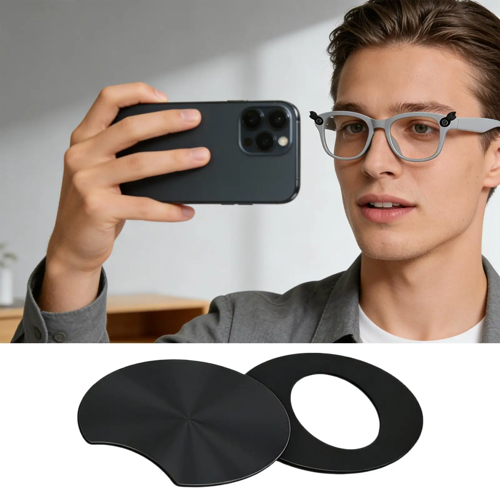 For RayBansMeta Glasses Camera Cover 3 Pieces Anti-Spying Smart Electronics Supplies Accessories Camera Protection Cover