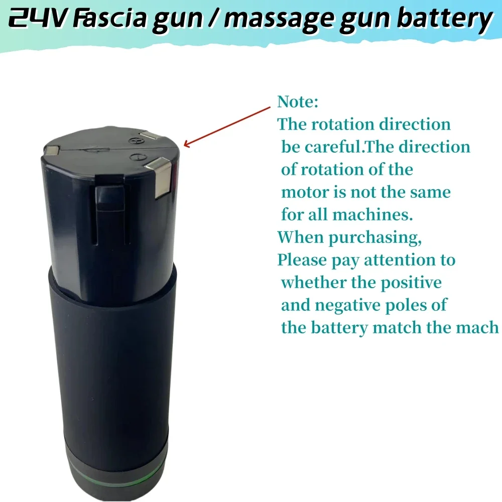 Pistolet de massage Fascia, batterie pour divers types de pistolets de massage, 24V, 6800mAh, tout neuf, original, 24.com