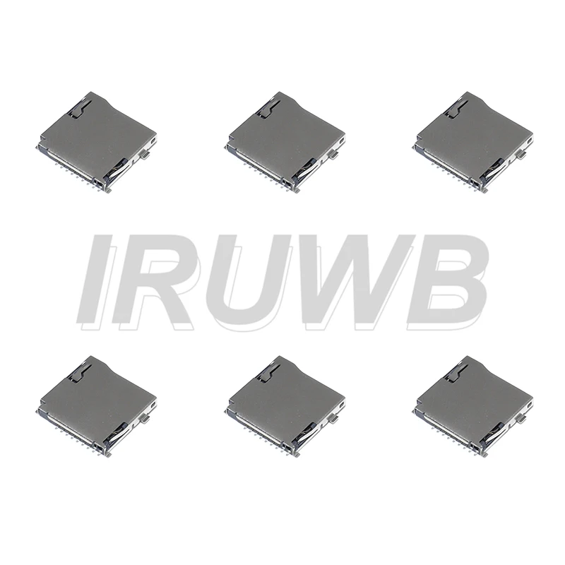 10PCS Size 14*15mm 9Pin Micro SD Card Slot Connectors, TF Card Deck, Fit For Phone, Tablet, Vehicle Navigation The pop-up