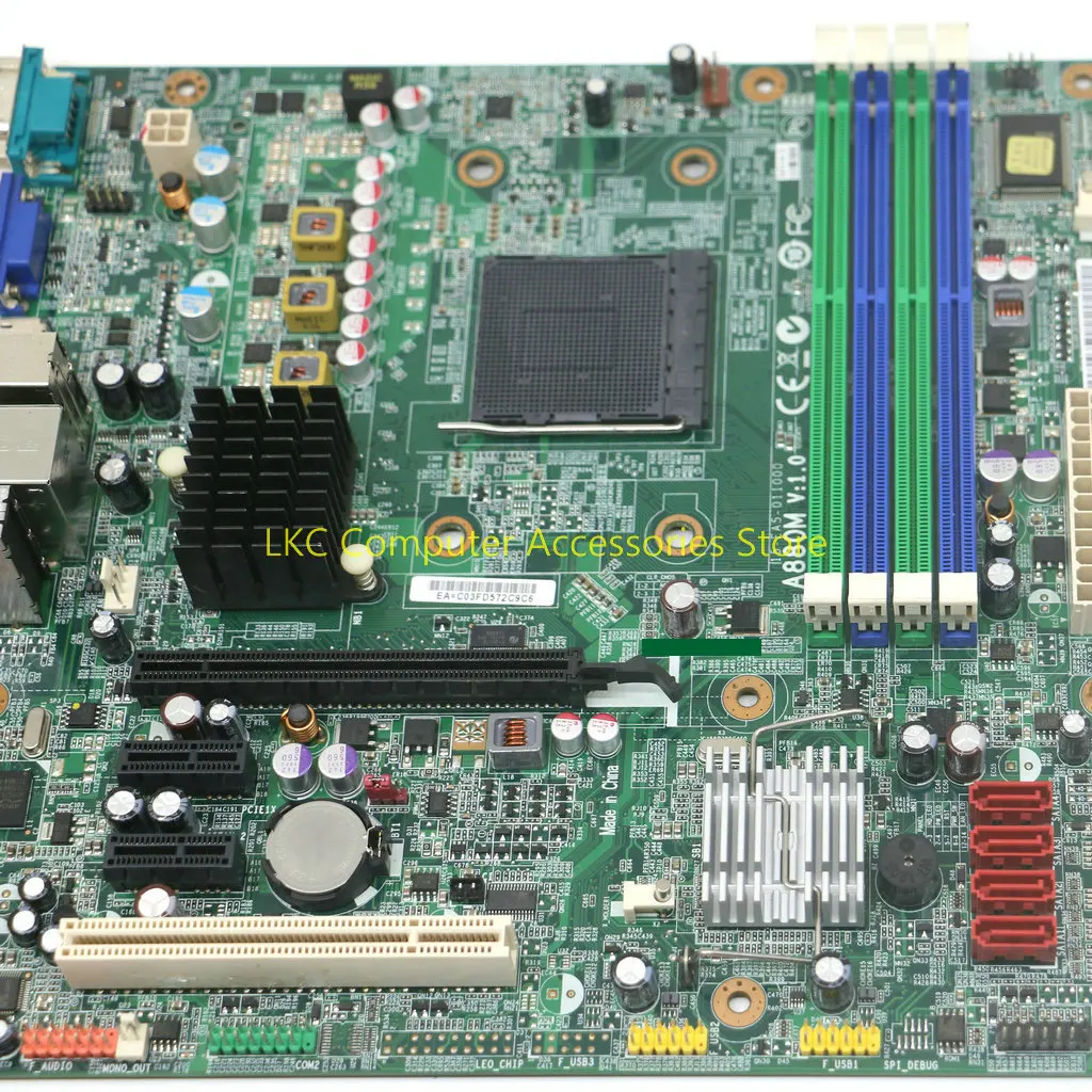 Imagem -05 - para Lenovo Thinkcentre A63 M77 Desktop Motherboard A880m V1.0 03t6227 Am3 Interface Placa-mãe Ddr3 980g Matx 100 Testado