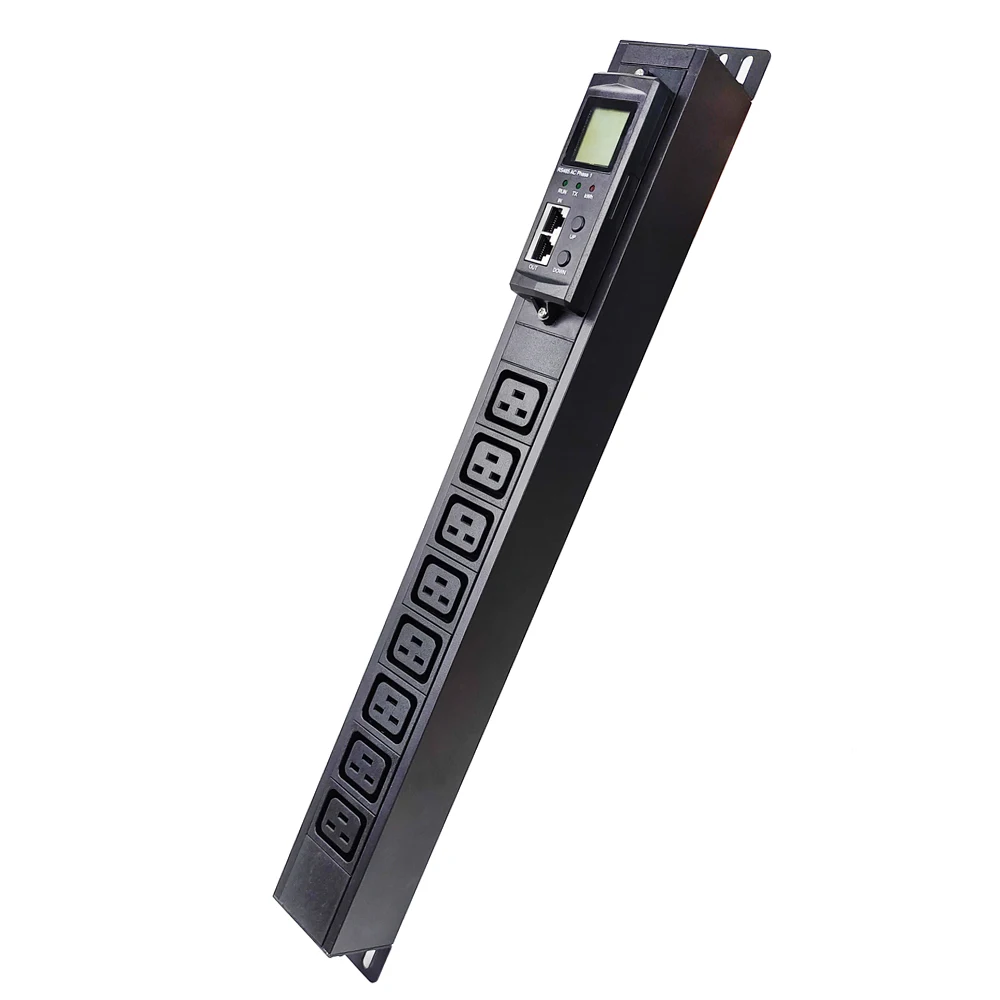 

Sipolar SIPDU-8C19 220-250V 8 C19 SNMP 125A 200A Meter PDU Intelligent Power Distribution Unit for Data System