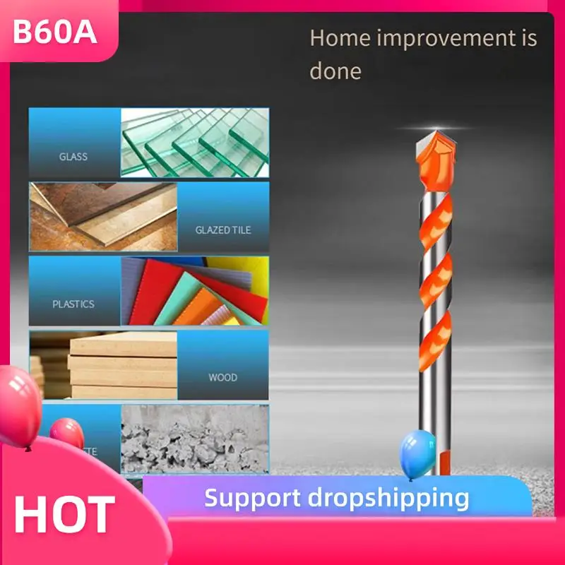 

B60A Hand Drill Spare Parts Accessories Triangle Drill Bit Combination Tool Set Is Used For Maintenance And Replacement