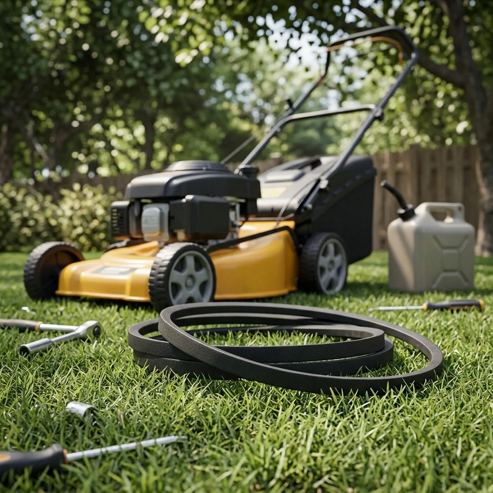 Deck Belt Replacement 302040085 for Lawn Mowers DB2321SR and DB8621SR Models Enhancing Power Transfer and Mowing Efficiency