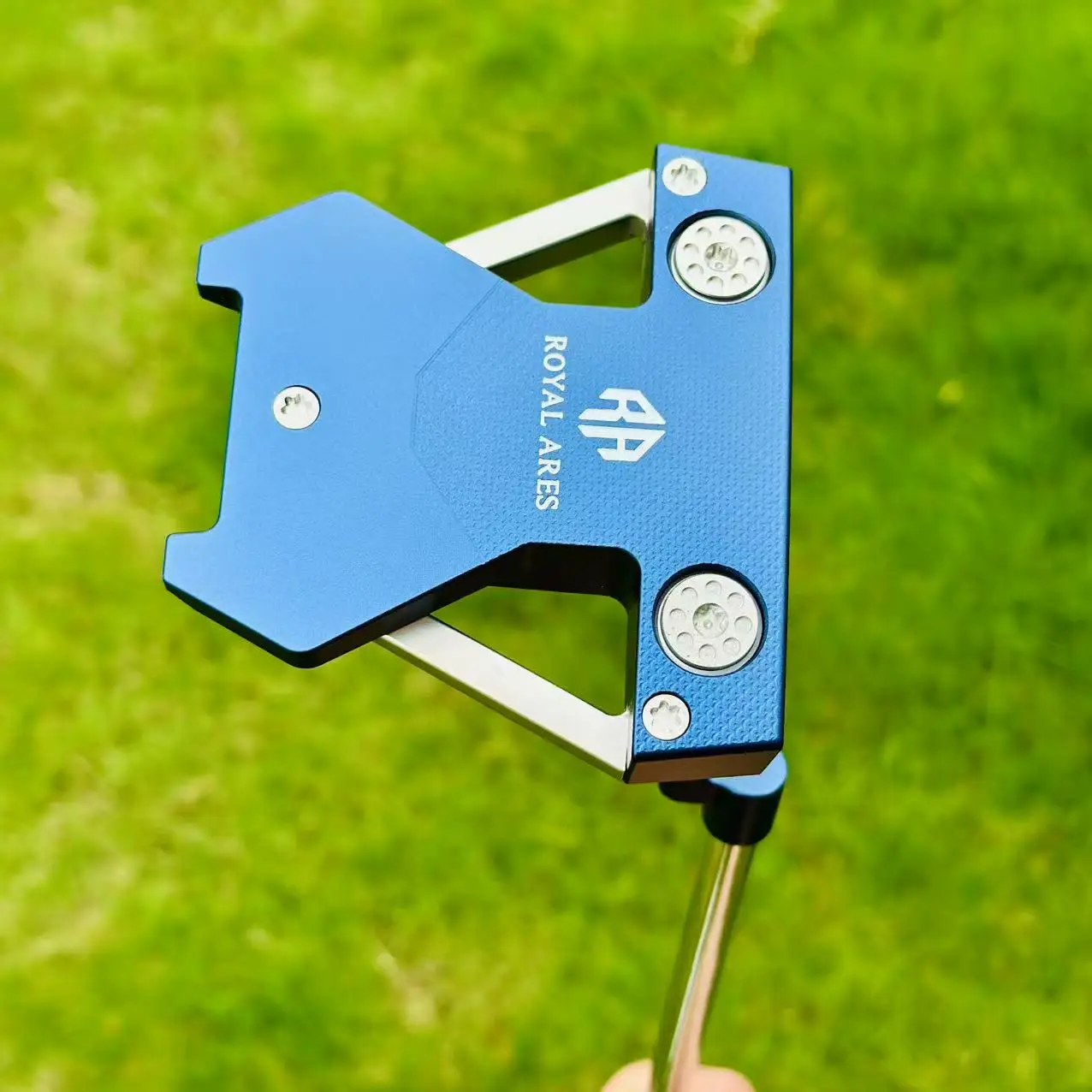 Клюшка для гольфа Royal God of War Стабильная клюшка для гольфа с большой головкой Клюшка для бычьего рога с трехпроводным навесом Зеленая стабильная клюшка 34 дюйма