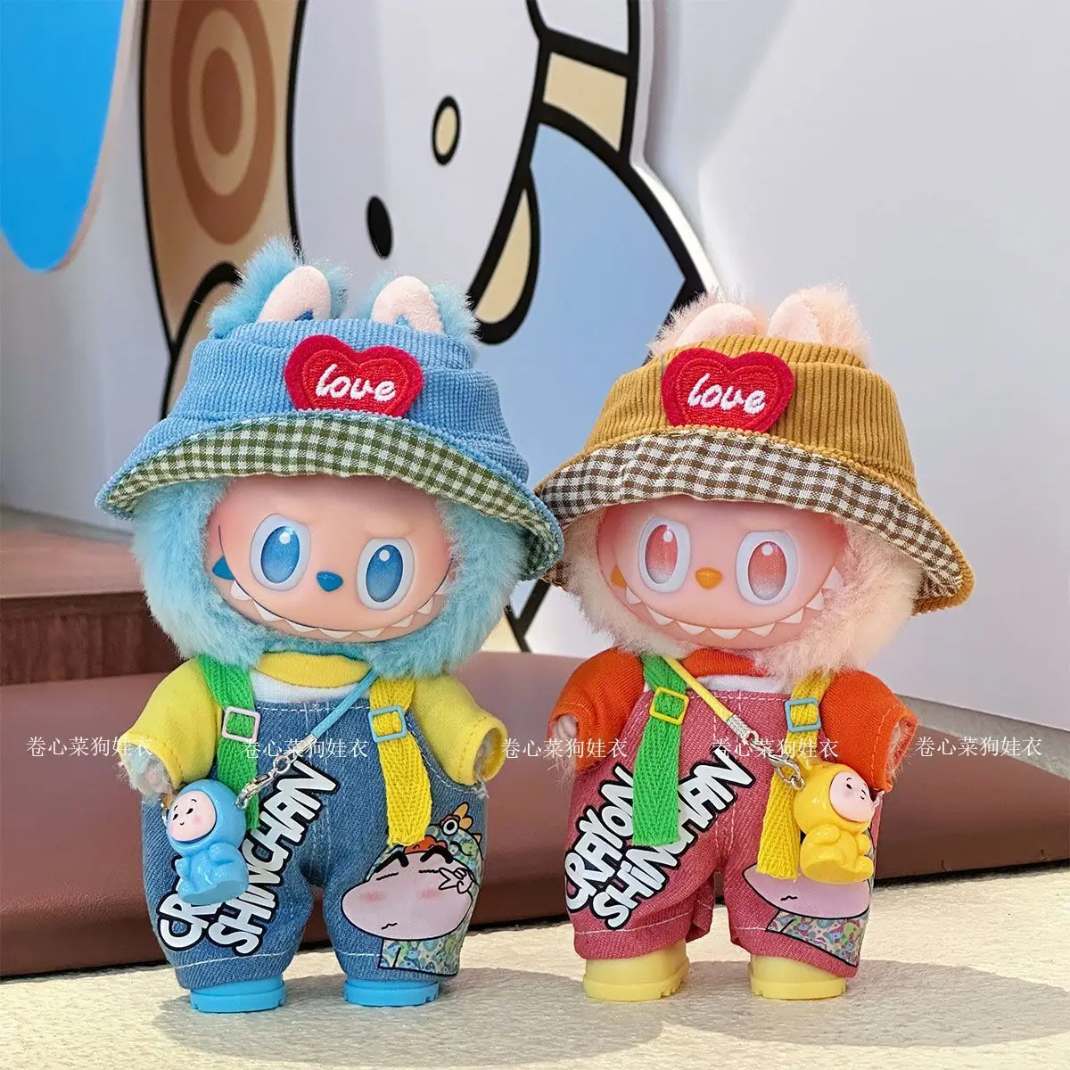 

Front high energy 3.0 Labu doll clothes first and second generation loyal doll clothes hat overalls suit bag accessories