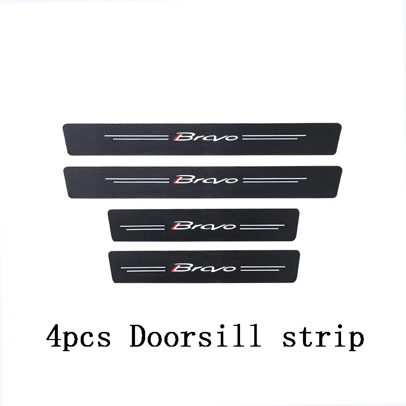 Adesivo para carro, acessórios do carro, para fiat bravo, 4pcs