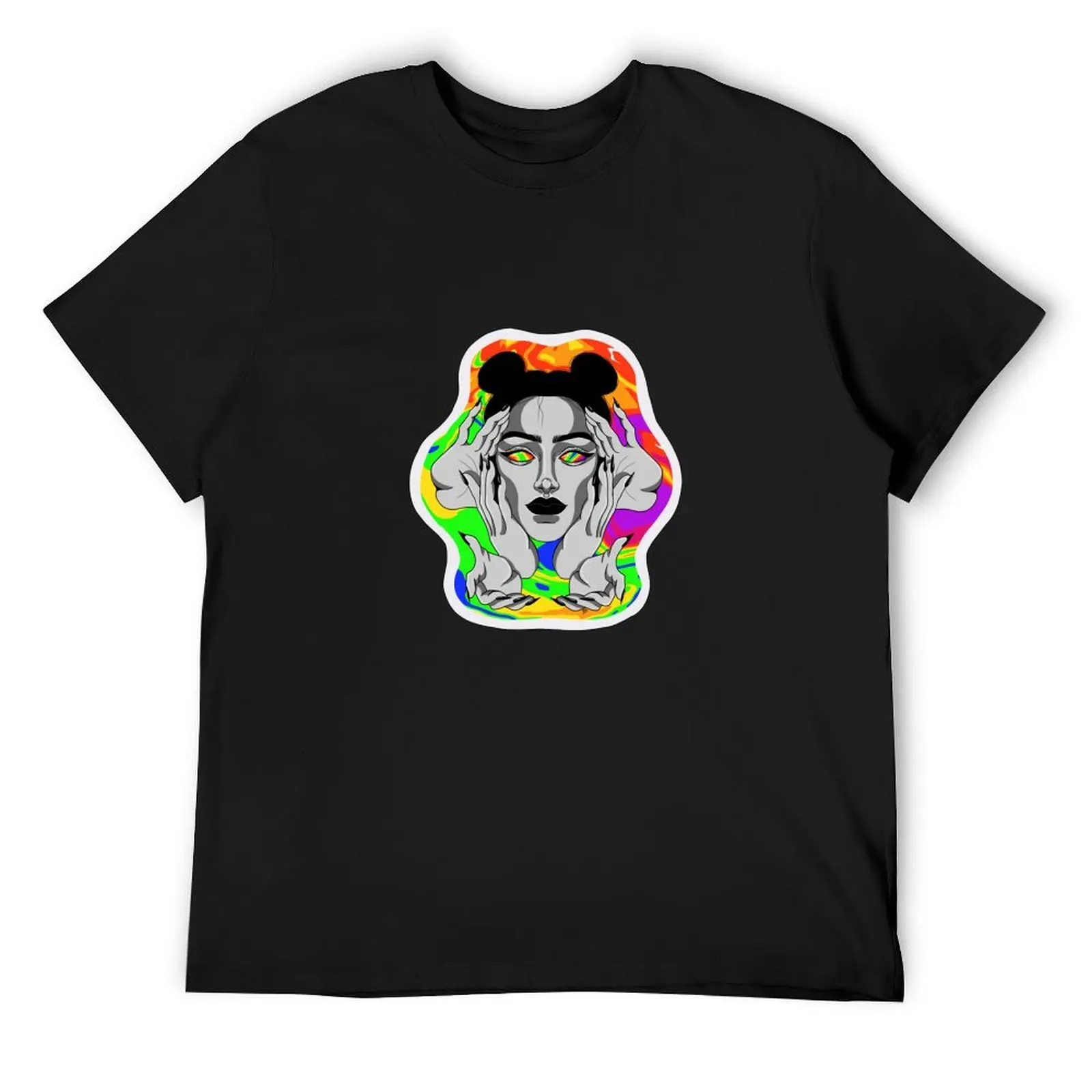 

Six Hands T-Shirt man t shirt sweat Aesthetic clothing tops t shirts for men
