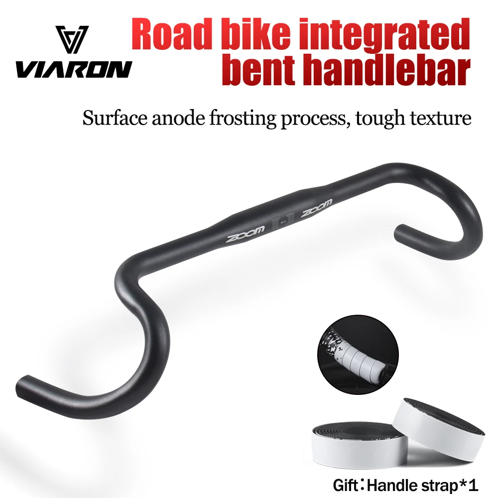 

Version Road Bike Handlebar 31.8mm Curved Bar 540mm Road Bike Integrated Curved Bar bike handlebar grips road bike accessories