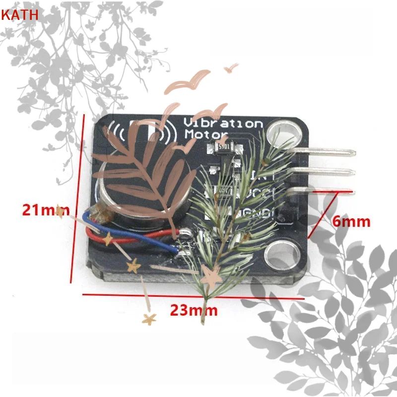 1 Pcs High And Low Level Vibration Mini Motor Module 5V Vibrating Vibration Motor Module DIY Accessories