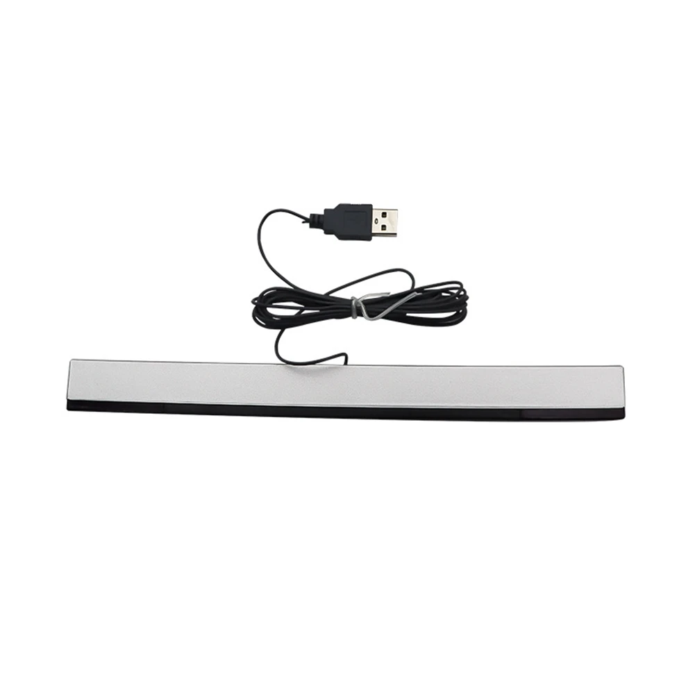 Game Accessories for Wii Sensor Bar Wired Receivers IR Signal Ray USB Plug Replacement Sensor Bar Reciever for WII/WIIU