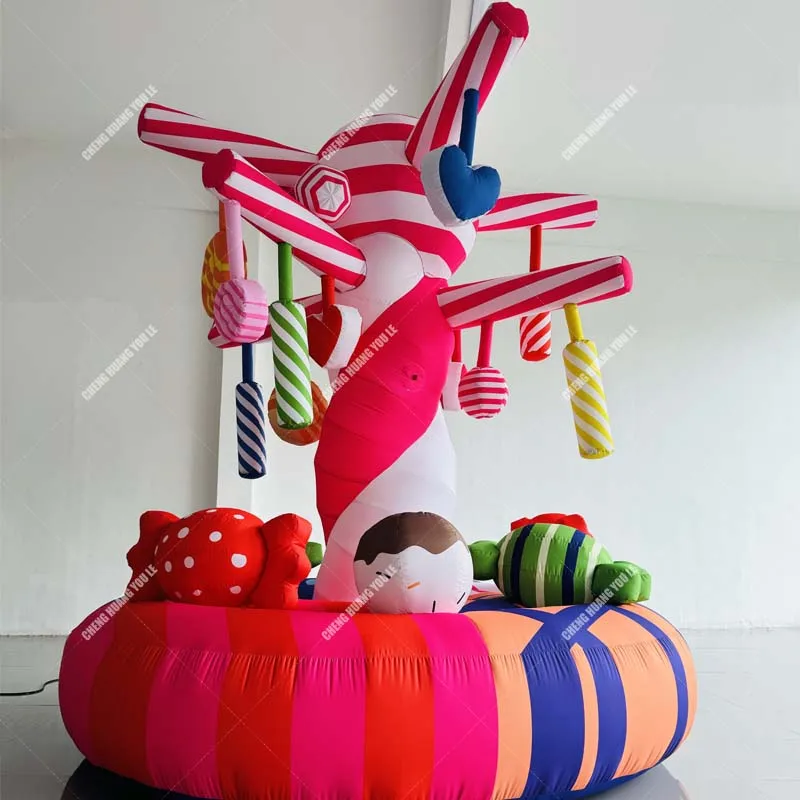 

Inflatable Candy Tree,Rainbow Candy Tree Model,Promotional Advertising Decoration Prop