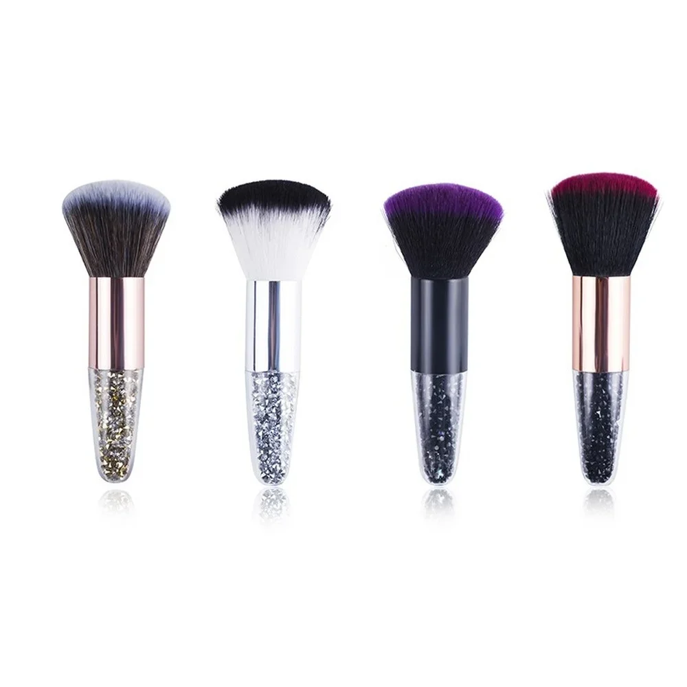 แปรงทาเล็บดอกไม้สําหรับแต่งเล็บ Rose Nail Art Gel แปรงทําความสะอาดฝุ่น