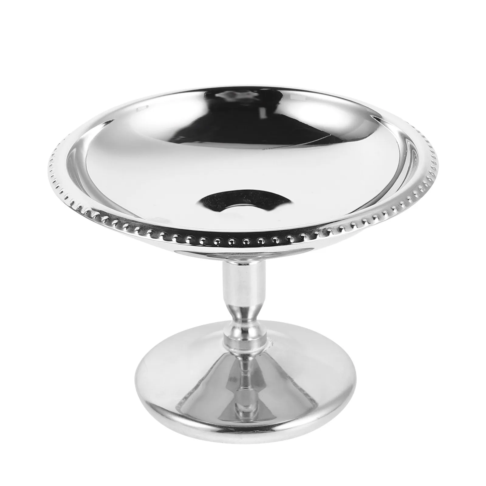 

Stainless Steel High-Footed Dessert Cups 70Ml Vintage Metal Ice Cream Bowls For Party Wedding Pudding Sundae Serving Bowl