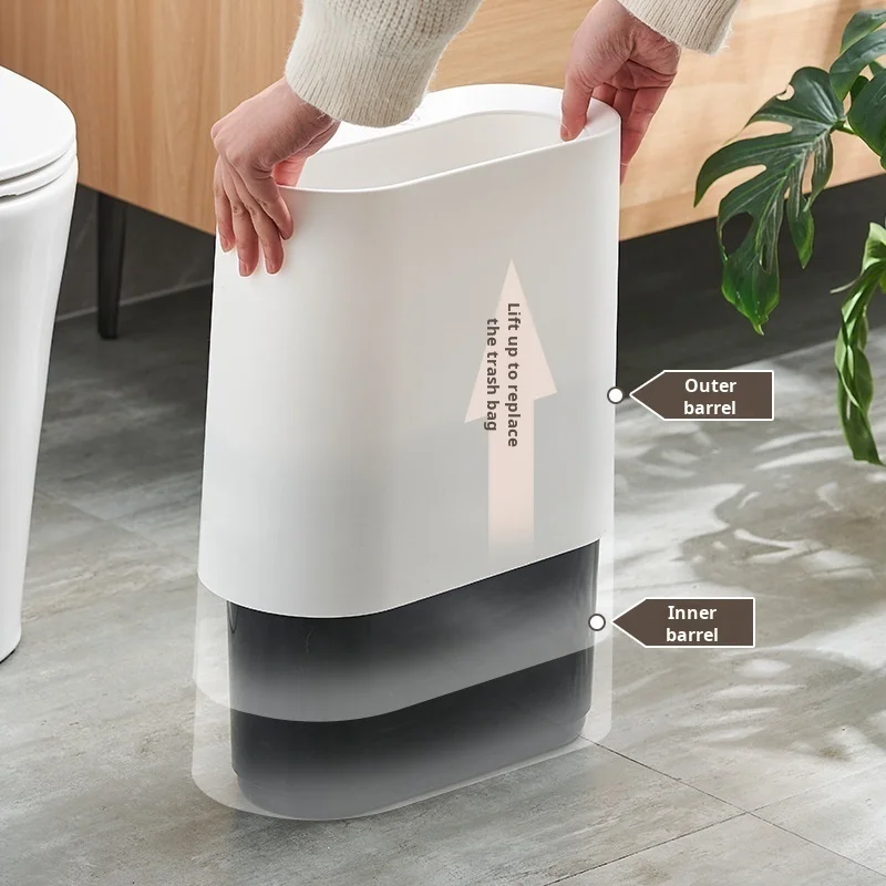 Hotel Mülleimer Papierkorb Wohnzimmer Badezimmer B & B Clip-In Mülleimer