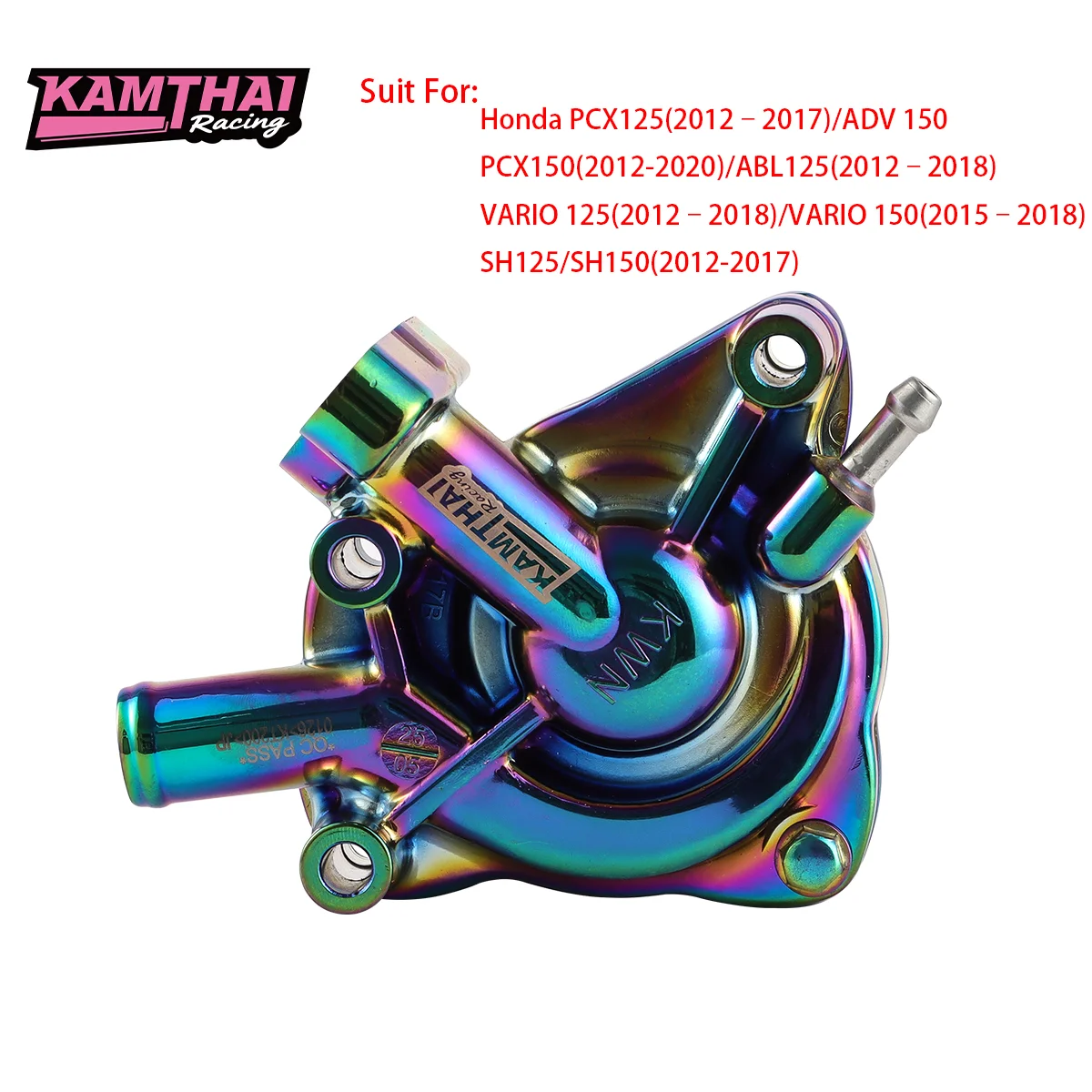 KAMTHAI Racing High‑Flow Water Pump Assy for Honda VARIO 125 PCX125 ABL125 SH125 OEM KWN Motorcycle Water Pump Replacement Part