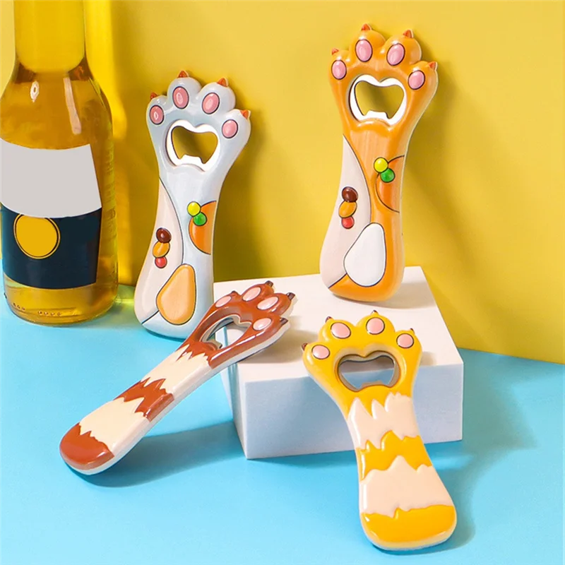 

-AT37 3D Cartoon Bottle Openers Bartender Bottle Openers Beer Bottle Openers With Magnetic For Home,Bar Refrigerator
