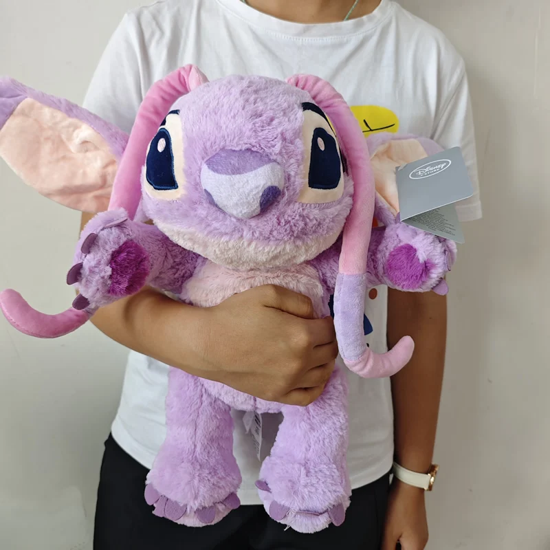 Jouets en peluche Lilo et Stitch 36cm, poupée douce en peluche d'ange rose pour cadeaux de petite amie
