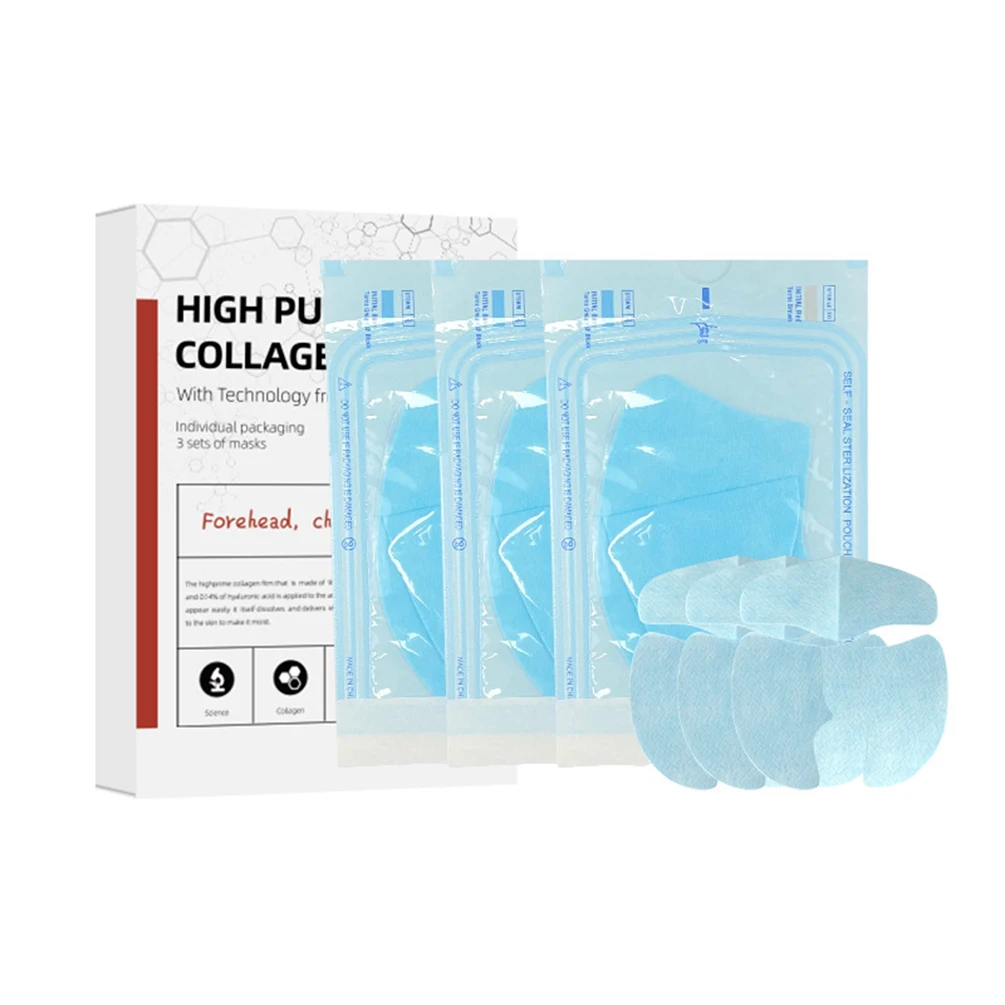 Máscara soluble de Labe privada, logotipo personalizado, hoja de relleno de colágeno hidrolizado, máscara facial, maquillaje hidratante antiarrugas, todo tipo de piel