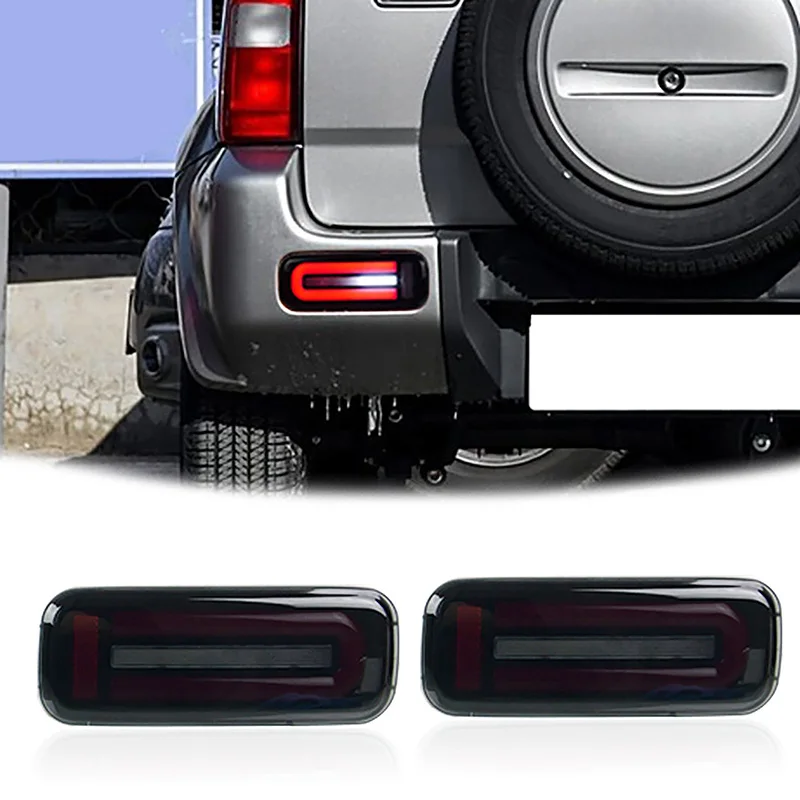 Tail Light  Assembly Replacement Car Accessories Fit For Suzuki Jimny 2007-2017 Modified Rear Reversing Turn Signal Brake Light