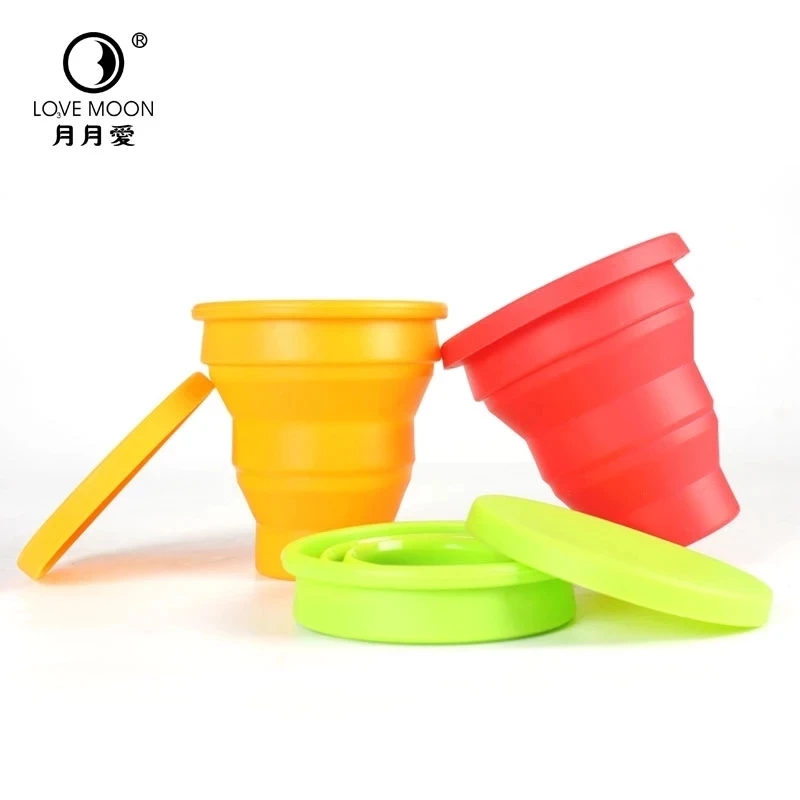 1 Pcs Female Menstrual Period Medical Grade Silicone Menstrual Cup Collapsible Disinfection Cup Menstrual Collector Cleaner.