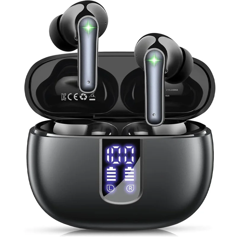 

Wireless Bluetooth headset In-ear noise reduction High sound quality High power High value digital display headset