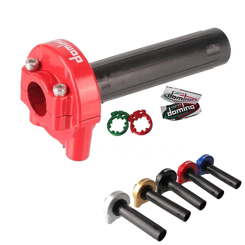 

22mm 7/8'' Motorcycle Accelerator Throttle Handle Twist Handlebar Domino Grips for Scooter Pit Dirt Bikes Motorcycle Accessories