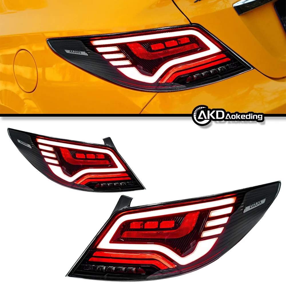 

Taillight For Hyundai Verna 2010-2013 Tail Lights With Sequential Turn Signal Animation Brake Parking retrofit Facelift