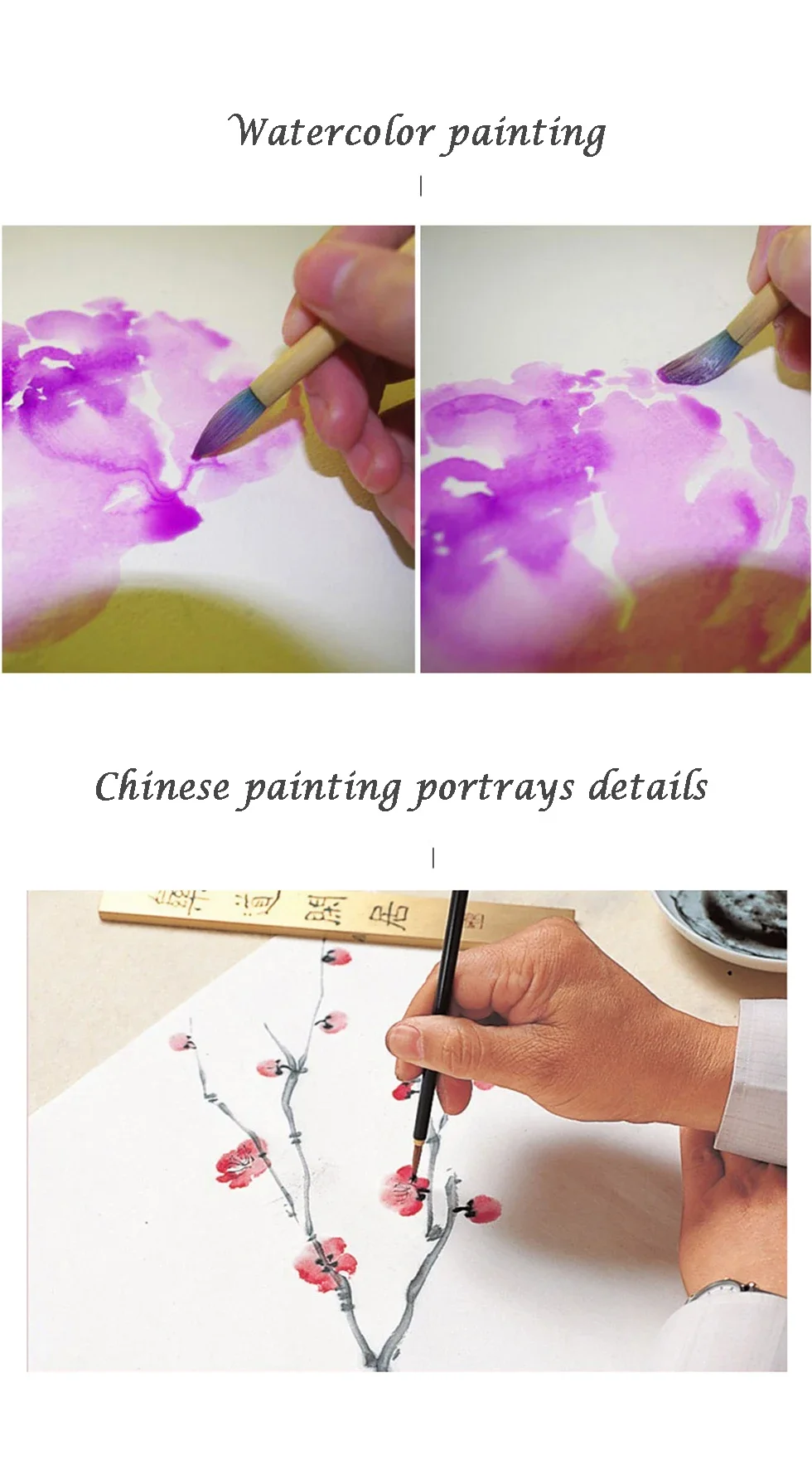 Japan Kuretake ZIG Menso Kalligraphie-Pinselstift, Cartoonist, Aquarellmalerei, Comic-Linienzeichnung und Illustration, gemischte Haarspitze – Detail 4