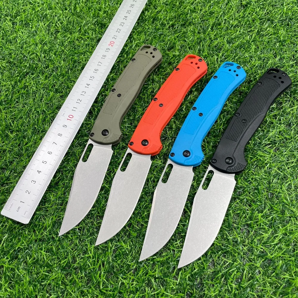 

Складной нож BM15535 Butterfly Knife с рукоятью из нейлонового волокна, высокой твердостью, острый, портативный, для активного отдыха
