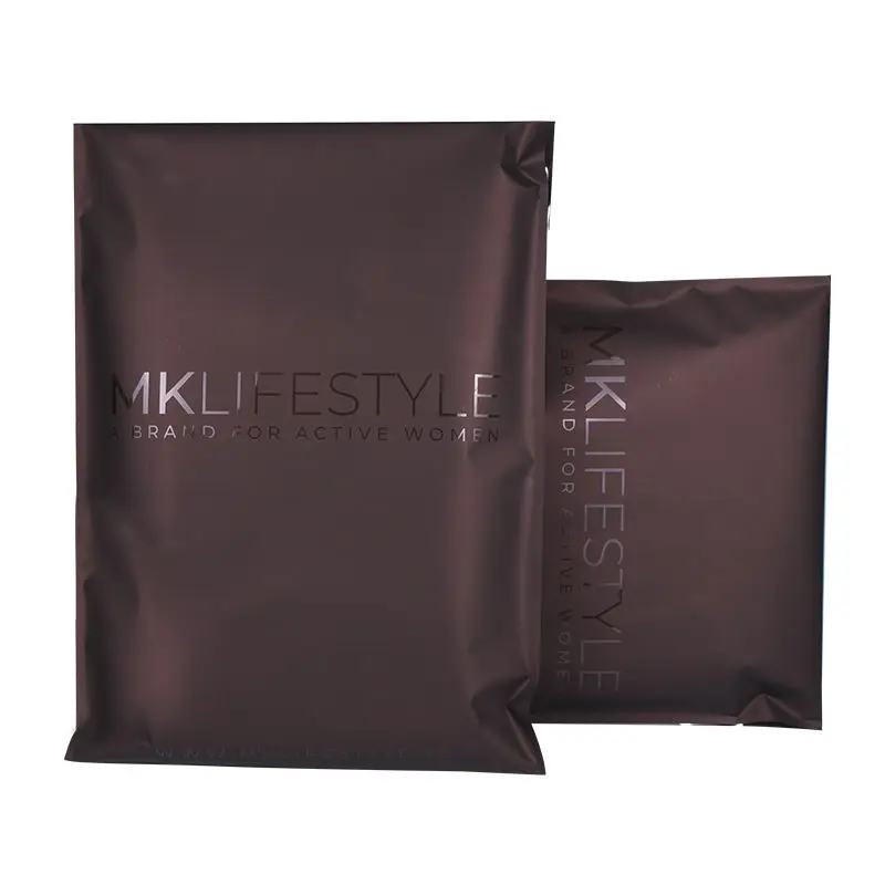 Custom Frosted mailing courier personalised ship mailbag clothing packaging Matte Black Poly Mailer  shipping bags