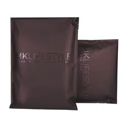 Custom Frosted mailing courier personalised ship mailbag clothing packaging Matte Black Poly Mailer  shipping bags