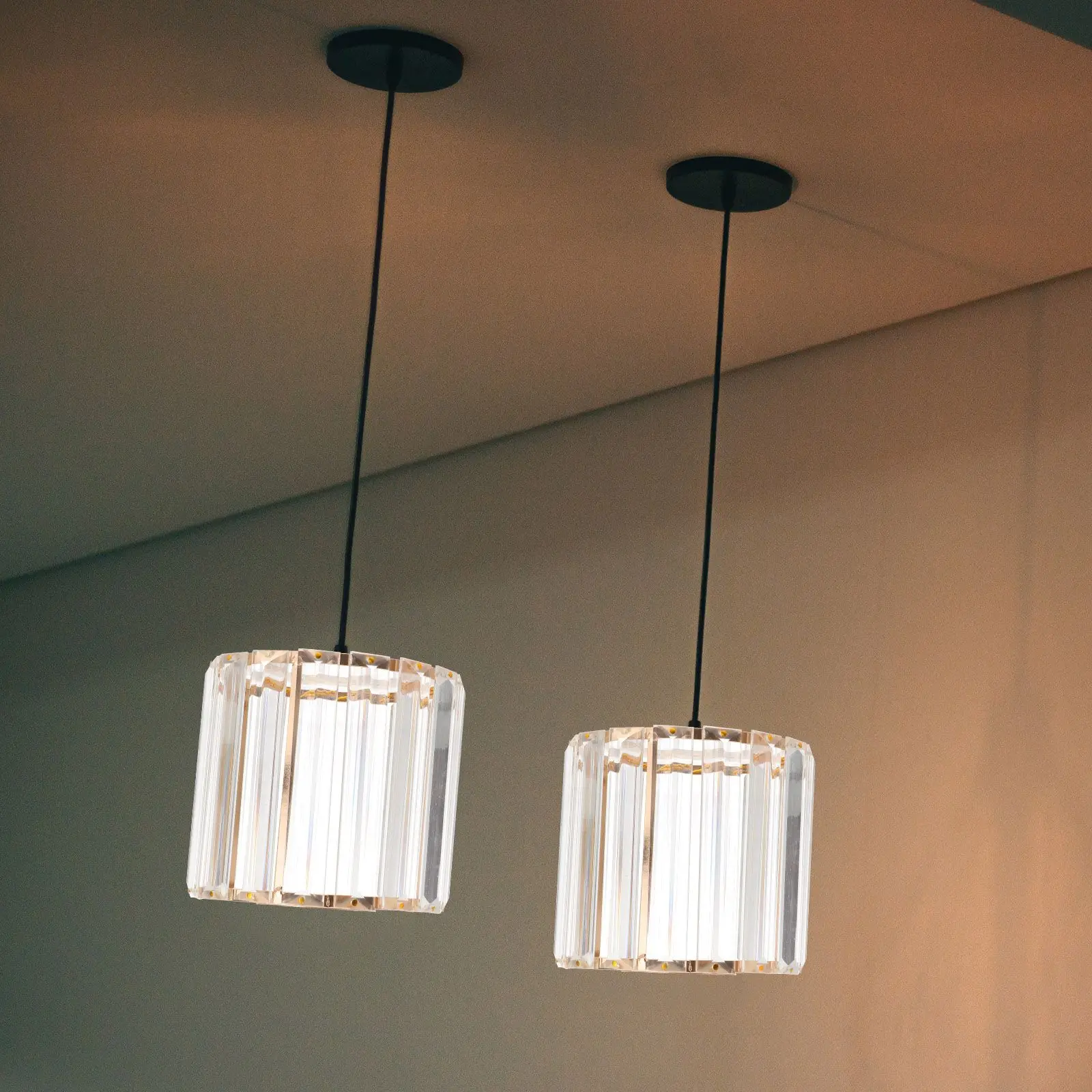 Crystal Ceiling Lamp Shade Clear Mini Replacement Protective Dustproof European Style Lampshade Lighting Accessories