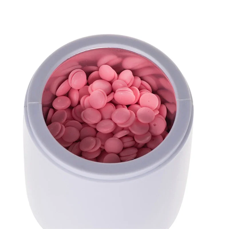 EU/US Plug 200ML Wax Melt Machine Electric Hair Removal Beans Wax Heater Pot Hair Remover For Women, Detachable Power Cable