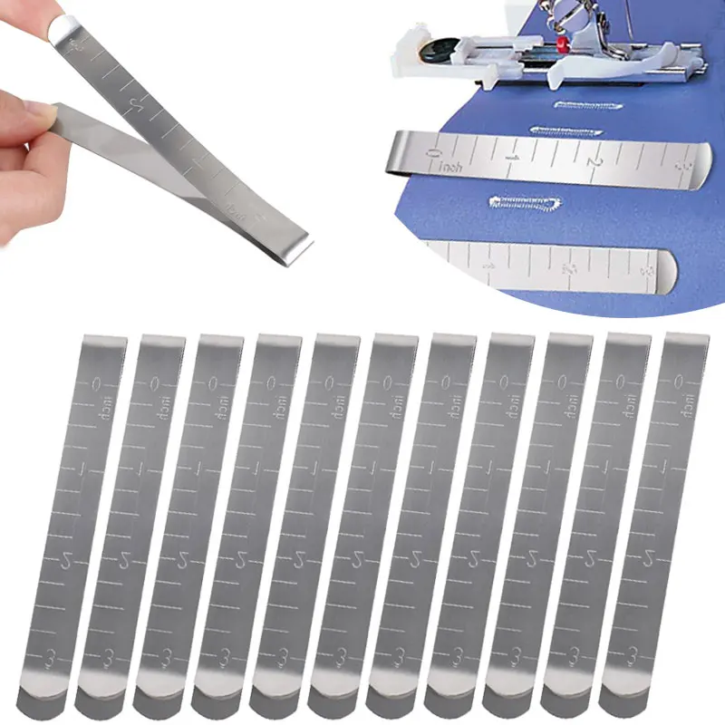 

20Pcs Metal Sewing Clip Stainless Steel Sewing Crimping Clips For DIY Clothing Stitching Pinning Marking Quilting Ruler Tools