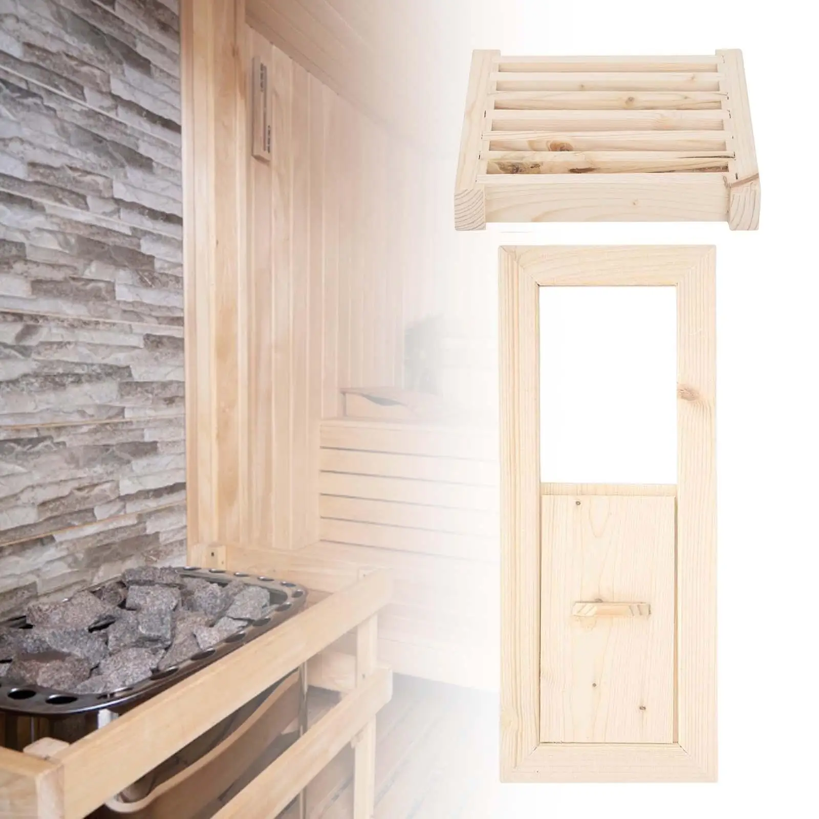 Sauna Room Air Vent Equipment Shutter Window Ventilation Panel for Steam Room and Swimming Pool
