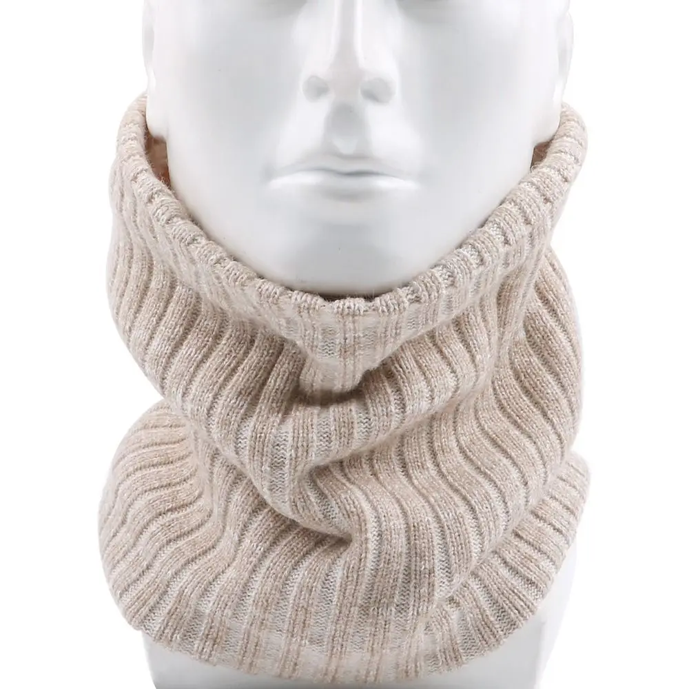 Bufanda de punto cálida a la moda, bufanda de punto gruesa a prueba de frío para invierno, pañuelo de invierno