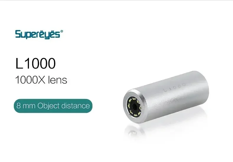 عرض ساخن لعام 2025 عدسة تكبير عالية Supereyes L1000 Interchangeale 1000X لطراز B011