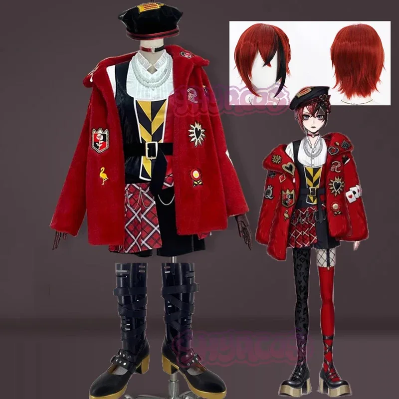 

DY2025Аниме Загадка Косплей Костюм Хэллоуин Карнавал Модная Униформа Аксессуары Опора Куртка Мужчины Женщины Загадка Парик Аксессуар Для Обуви