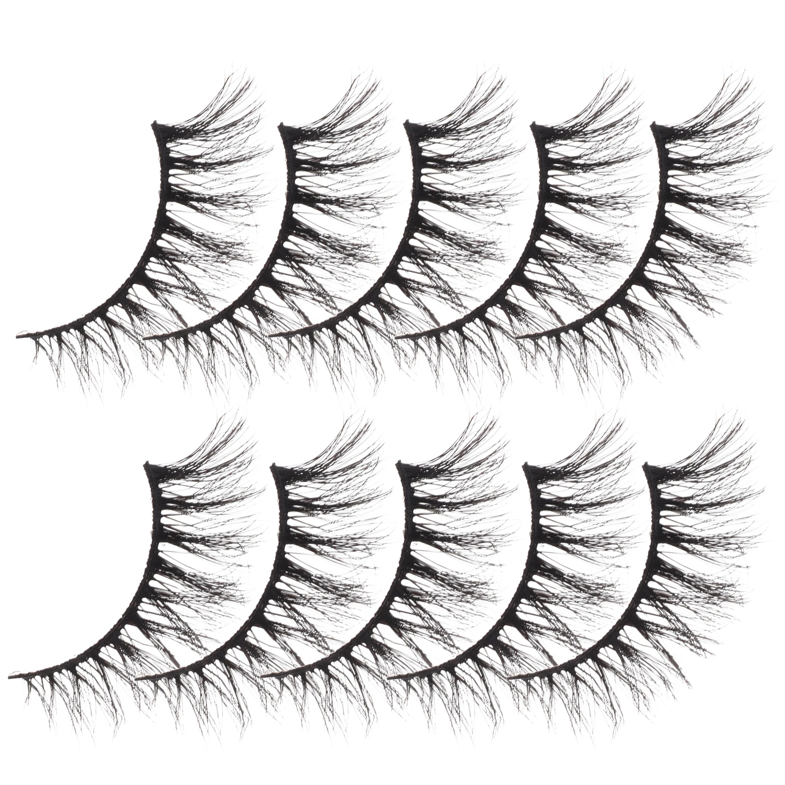 

Fake Eyelashes Strips Bulk False Lashes Natural Look Adjustable Comfortable Party Night Out Makeup Supplies Lash Set