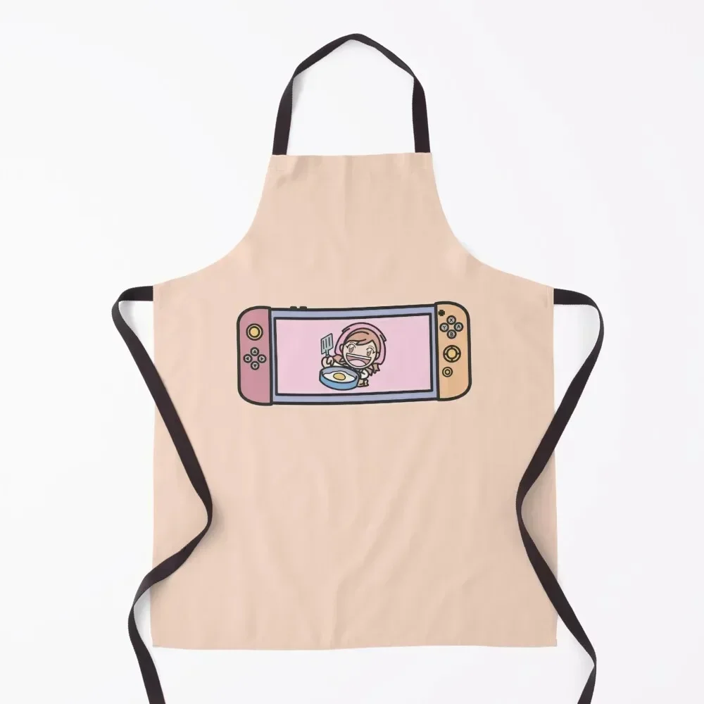 

Cooking Mama Switch Apron Barista Customizable Woman Utensils For Kitchen Ladies Apron
