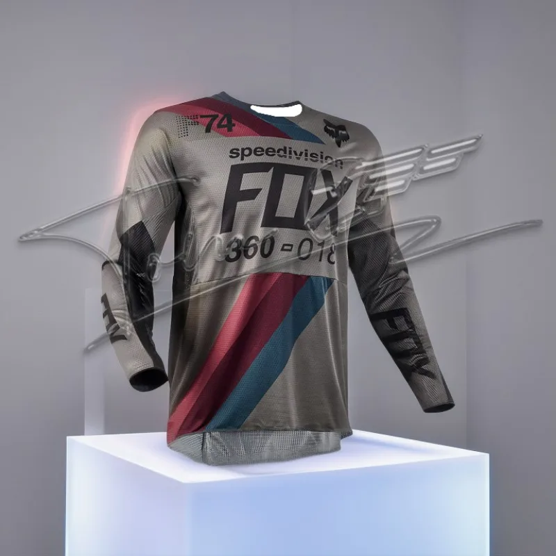 Rvouei Poc Motocross Jerseys Bicycle Mtb Downhill Jeresy Cycling Mountain Bike DH Maillot Ciclismo Hombre Quick Dry Sweatshirt