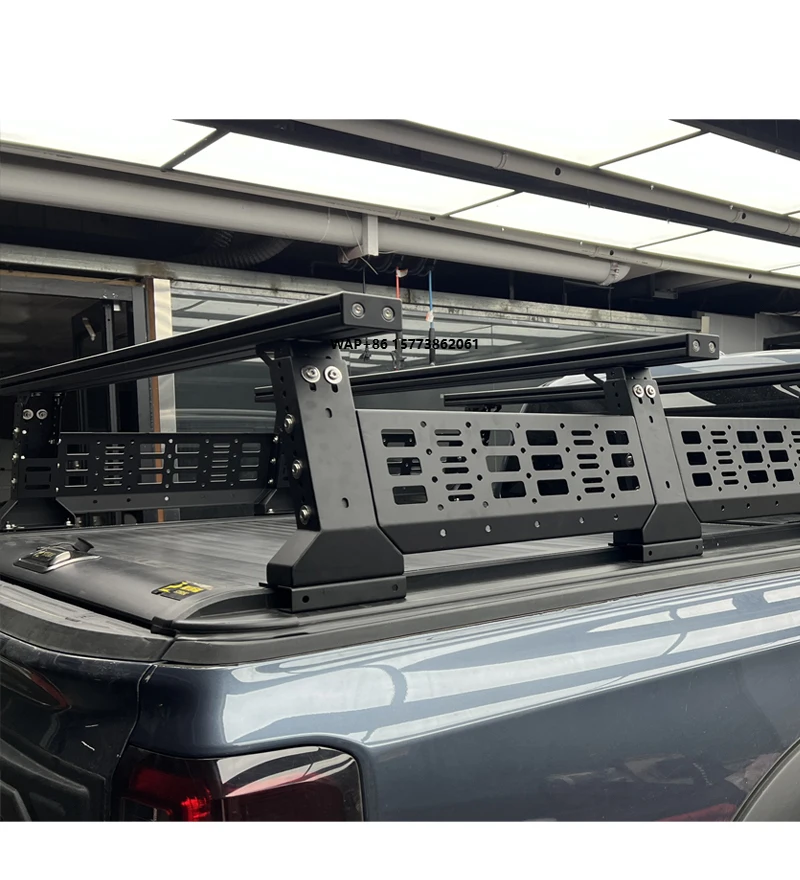 

Универсальный регулируемый по ширине и высоте багажник на крышу пикапа, расширительная рама из алюминиевого сплава, поперечина для крепления на кузов Hilux