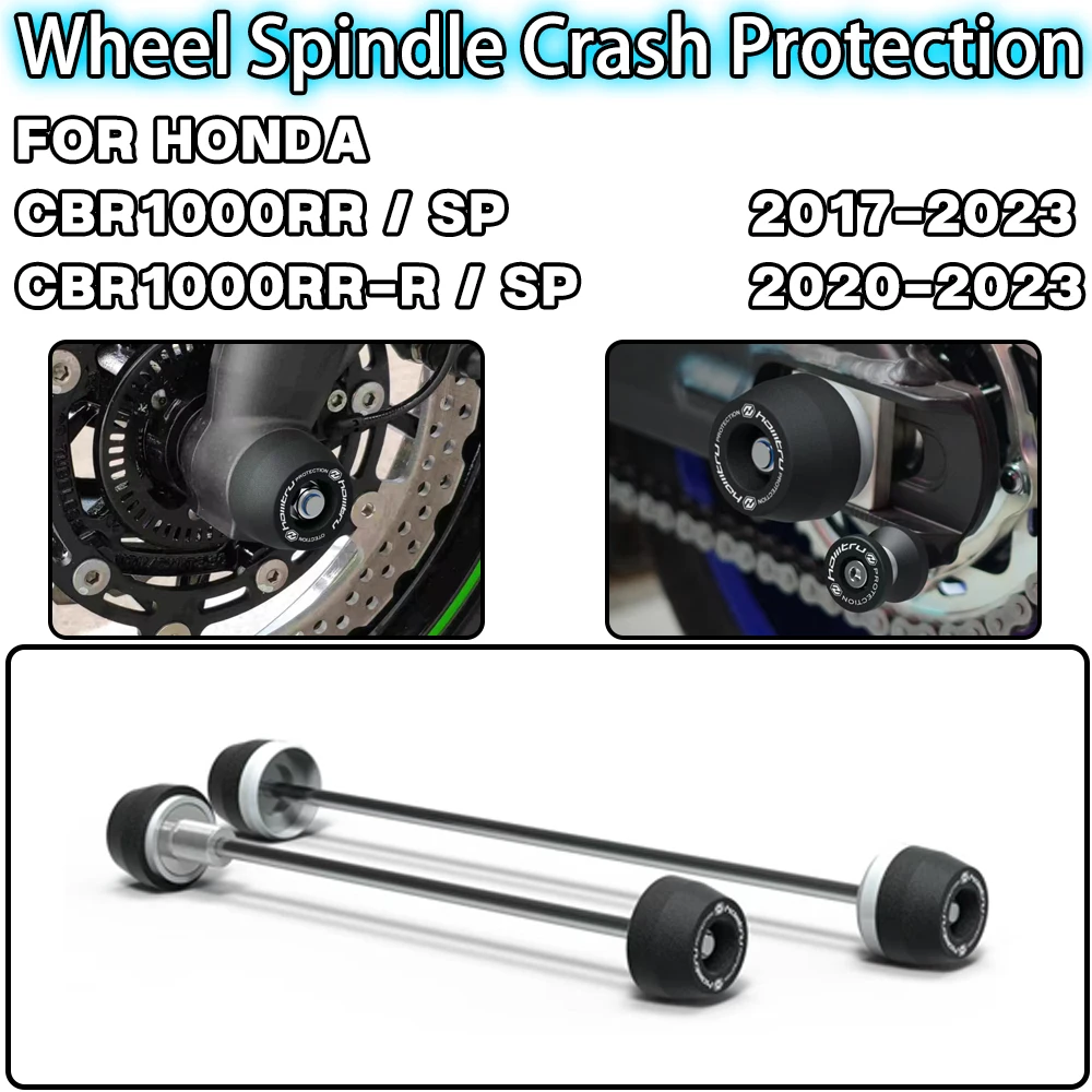 For HONDA CBR1000RR SP CBR1000RR-R SP 2017 2018-2023 Motorcycle accessories Front Rear Wheel Spindle Crash landing Protector