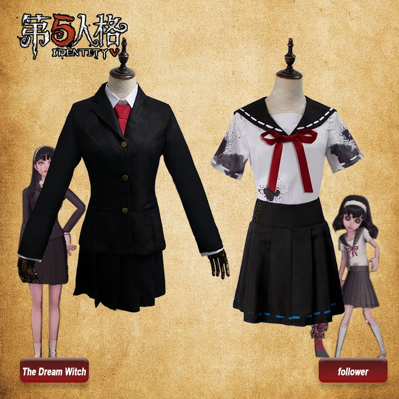 Game Identity V Cosplay Ito Junji Kawakami Tomie Dream Witch Wig Clothes Japanese Skirt Halloween Carnival Party Cosplay Costume