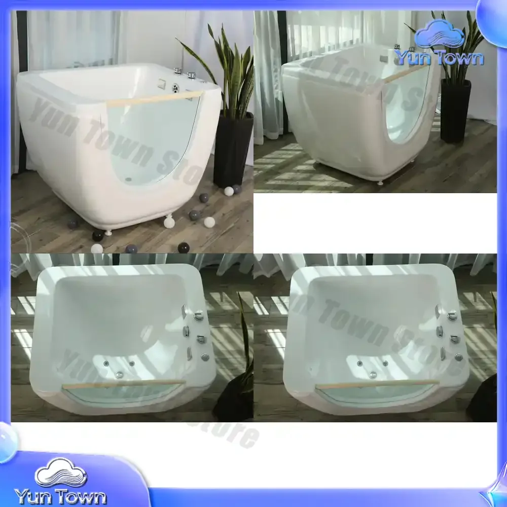 Wholesale Modern Microbubble Bathtub for Pets Automatic Dog/Ozone Spa Massage Function Free-standing Installation for