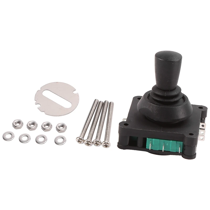 Saklar Joystick AC 240V 5A 4NO 4NC sementara 2.5mm memperbaiki benang Joystick Switch