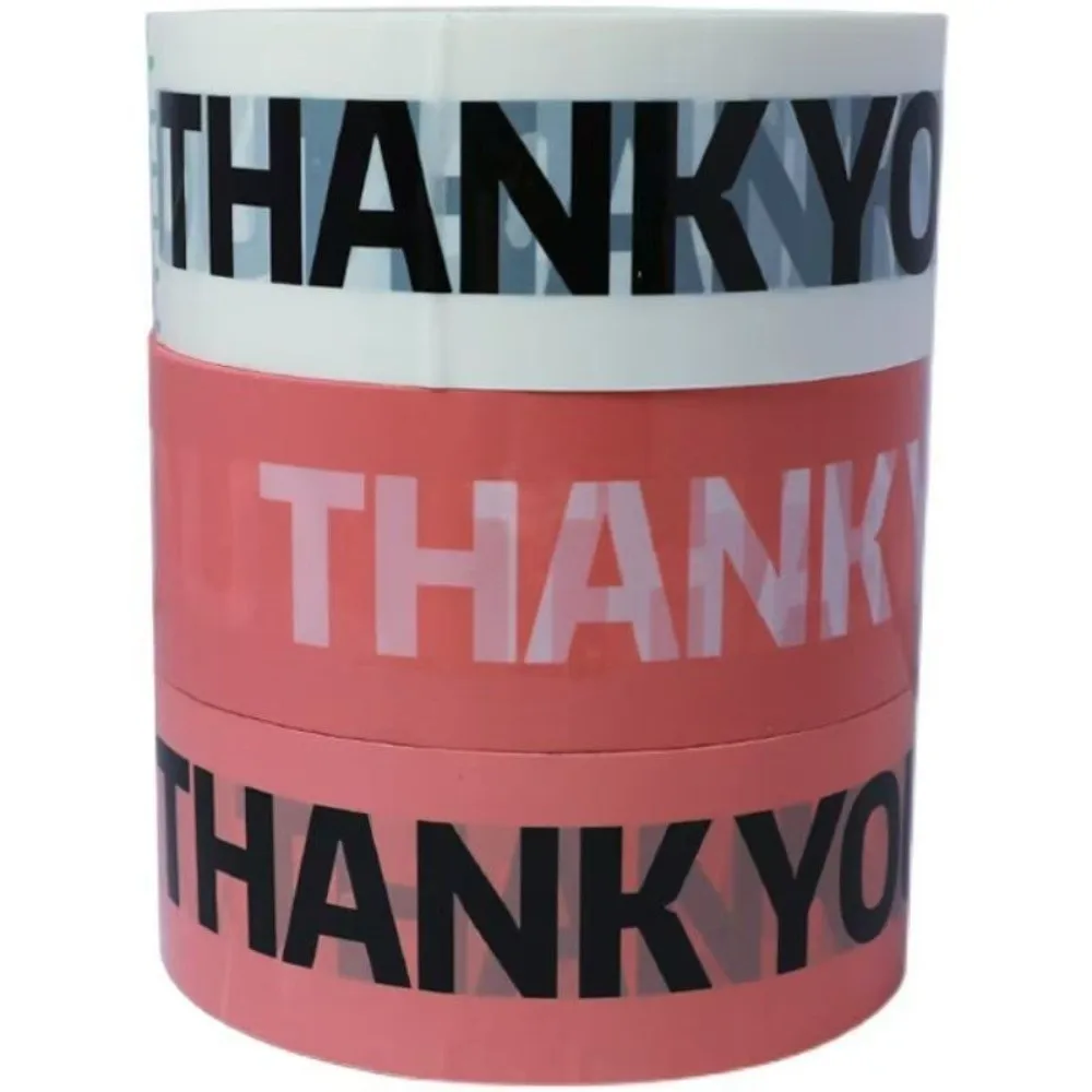 Patterns Colorful Packaging Tape High Strength OPP Material Decorative Tape High Viscosity Thank You Tape DIY Projects