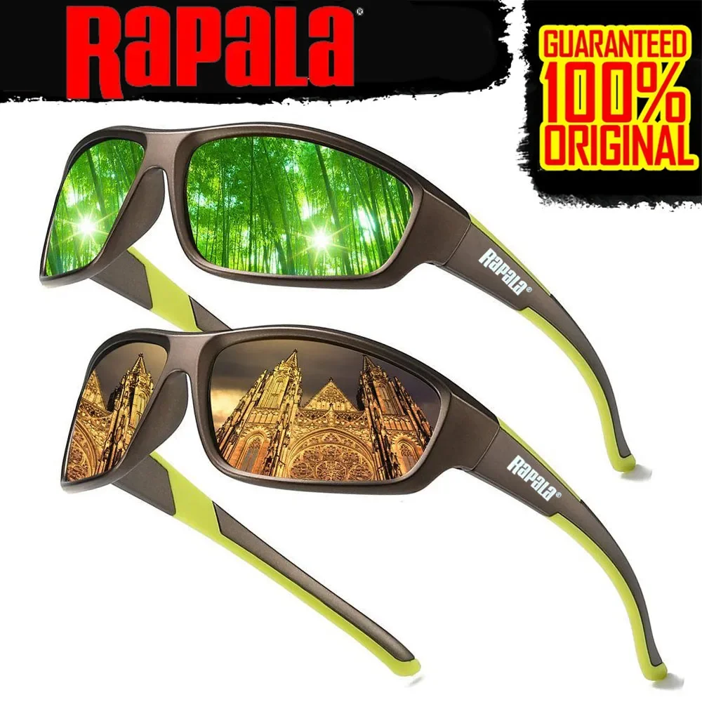 Rapala Professional Sports Sunglasses - Polarized Windproof UV400 for Cycling Running Outdoor Enthusiasts UV400